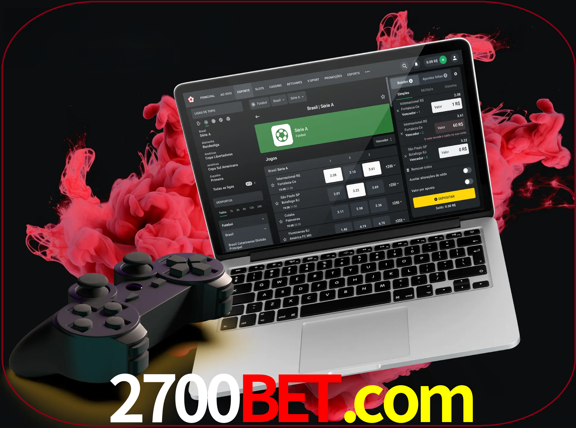 Visite a secção especial de jogos de vídeo em 2700bet para descobrir em que jogos pode apostar e ganhar muito dinheiro.